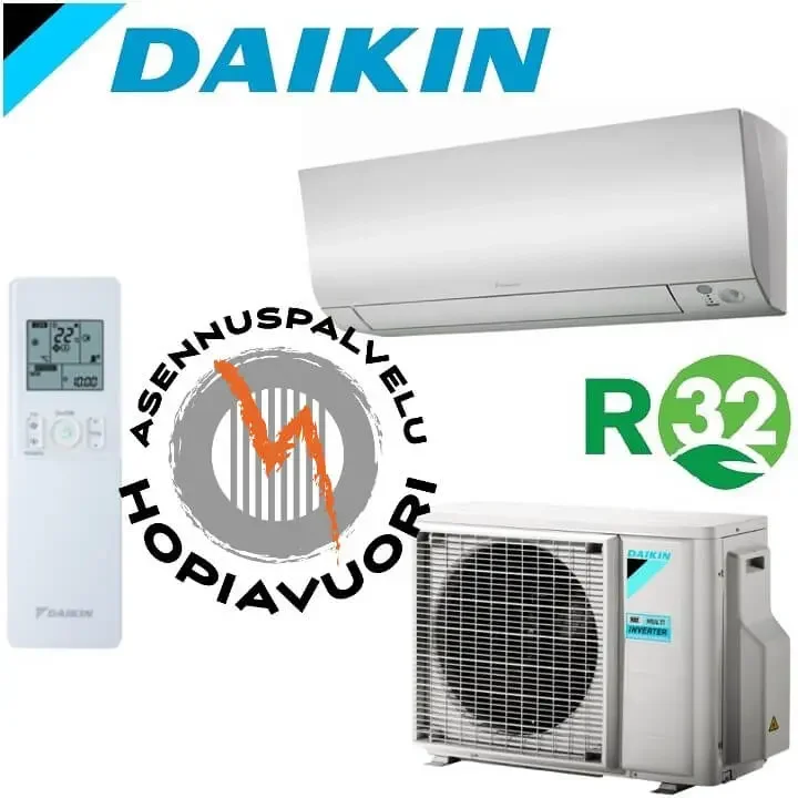 Daikin Perfera 40 ilmalämpöpumppu asennettuna