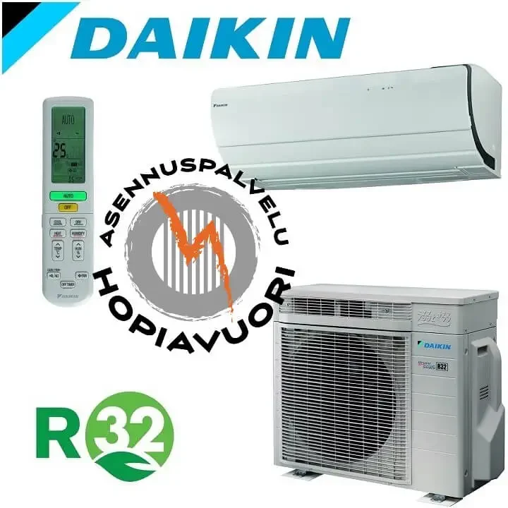 Daikin Ururu Sarara 35 ilmalämpöpumppu asennettuna