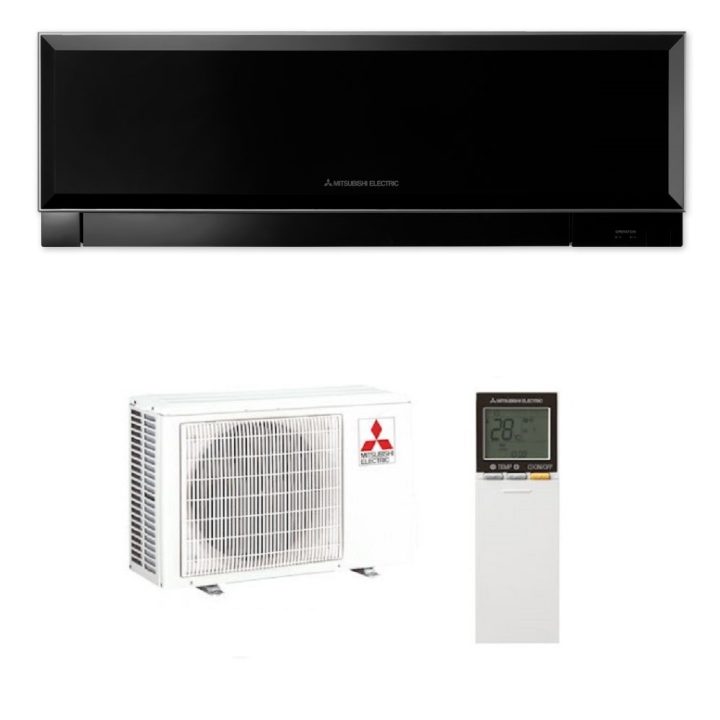 Mitsubishi Electric EF35 ilmalämpöpumppu musta sisäyksikkö