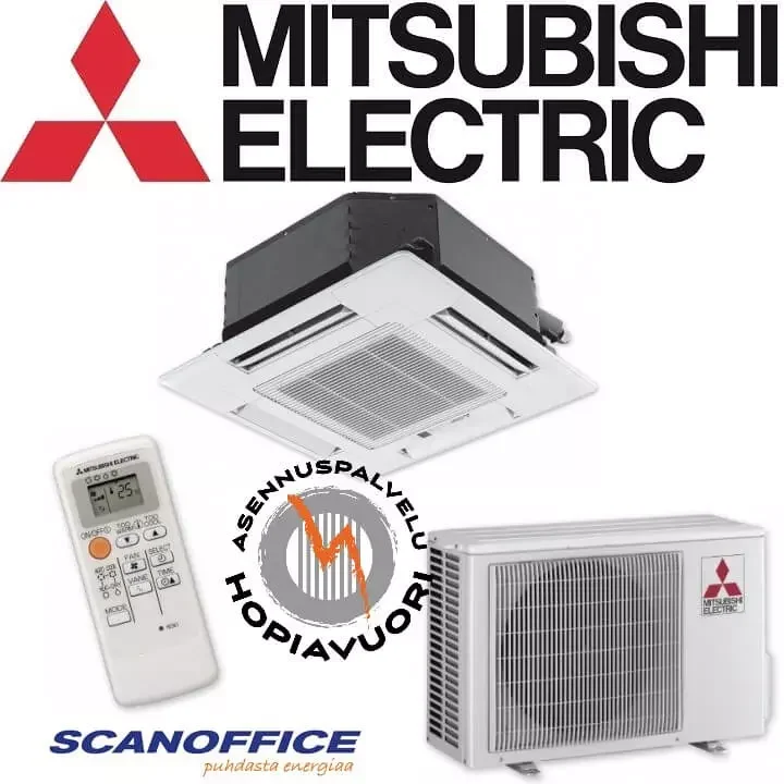Mitsubishi Electric SLZKF35VA2TH kattokasetti SUZM35VAR1THX ulkoyksikkö
